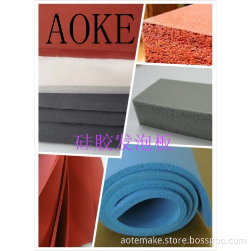 Closed-cell silicone foam board